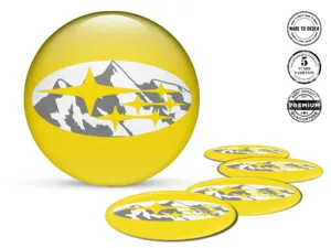 Subaru Silicone Sticker Design Wheel Badge Upgrade
